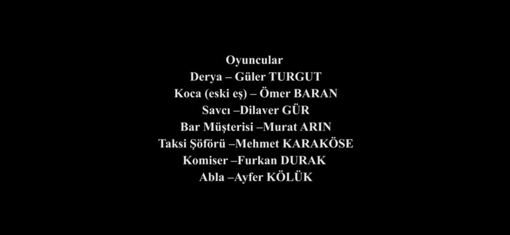 Meçhul: Abla: Ayfer Kölük.